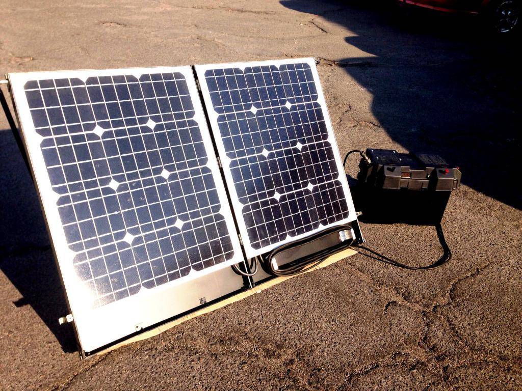 Портативная солнечная электростанция своими руками