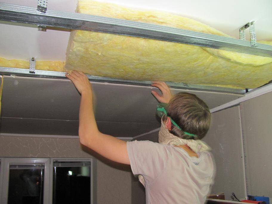 Утепление потолка и как правильно утеплить бетонный изнутри в квартире на последнем этаже