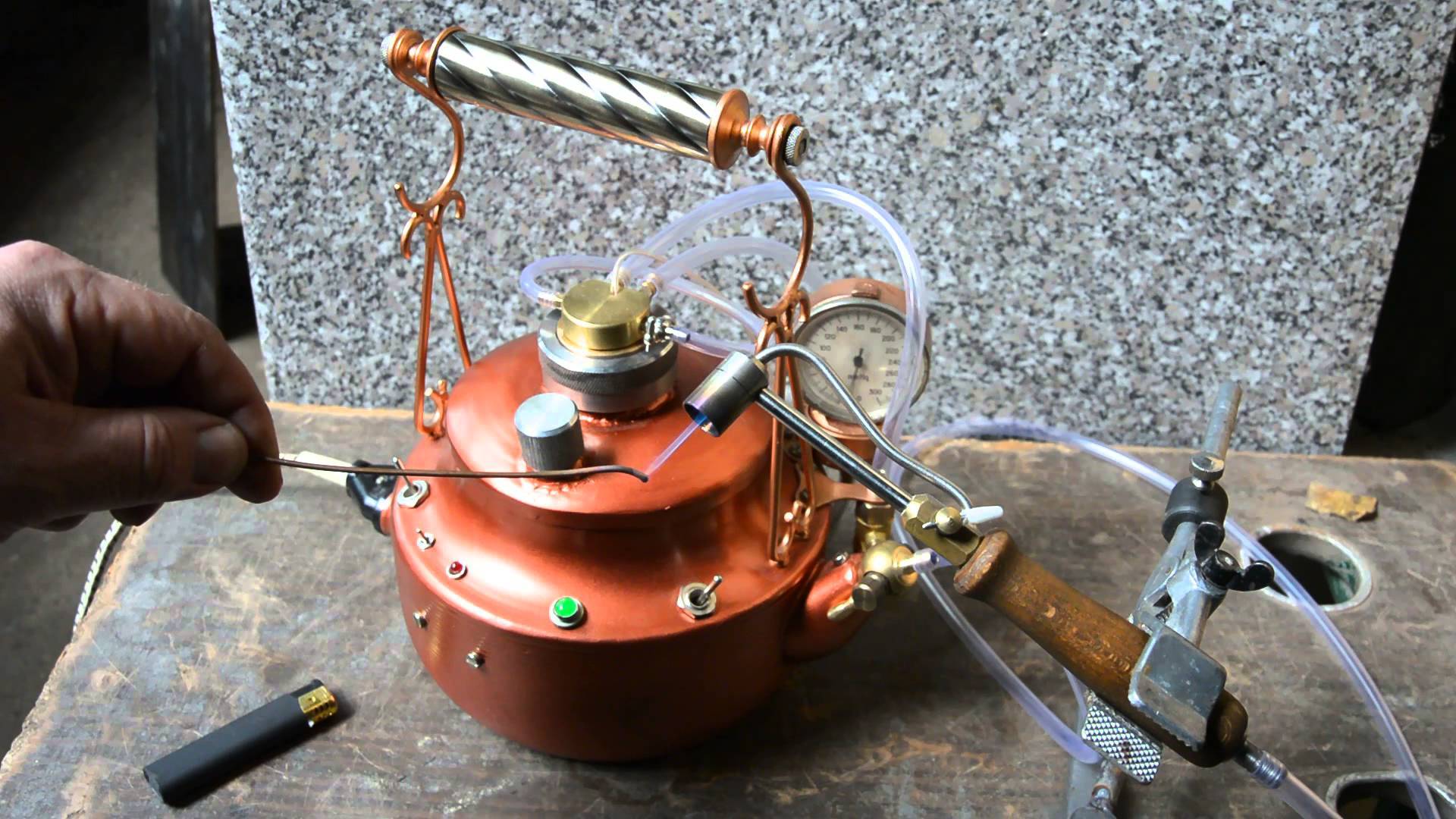 Бензиновая горелка для пайки своими руками — конструкция, материалы