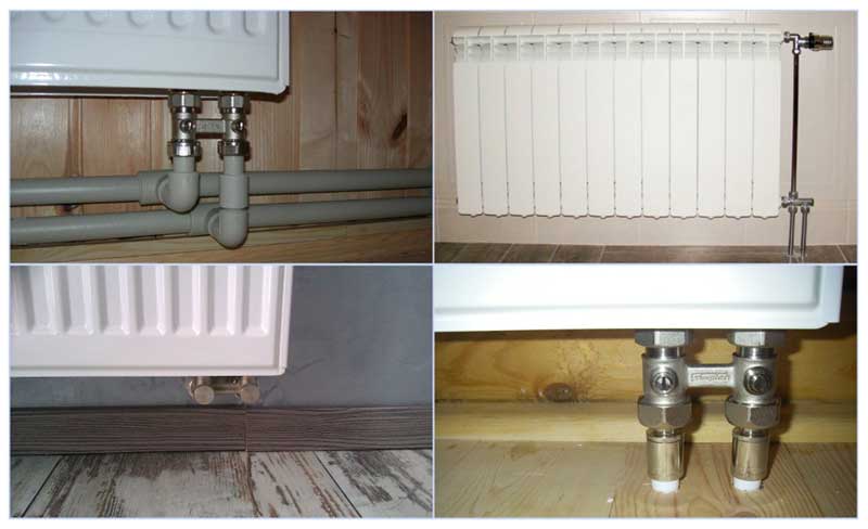 Радиаторы отопления с нижним подключением — преимущества и недостатки — портал о строительстве, ремонте и дизайне