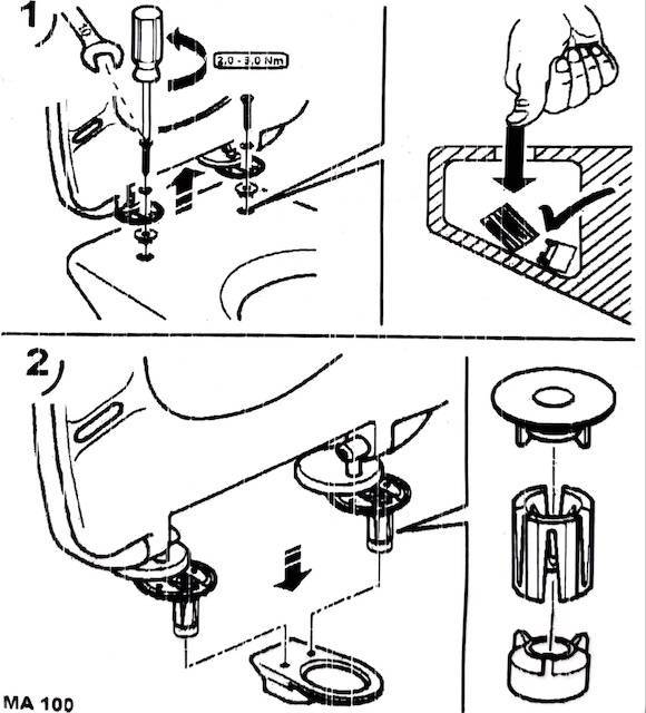 Как установить сиденье для унитаза: крепление металлическое и универсальное, демонтаж и ремонт
