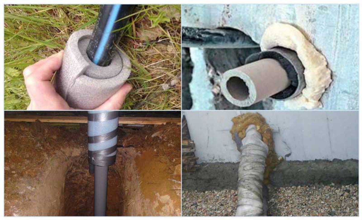 Утепление канализационных труб наружной канализации в частном доме своими руками