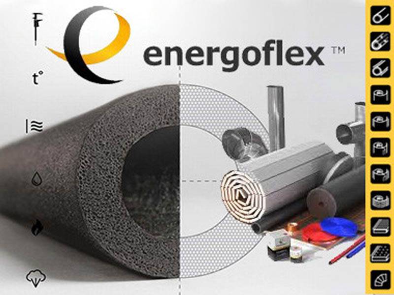 Энергофлекс (energoflex) утеплитель для труб: характеристики