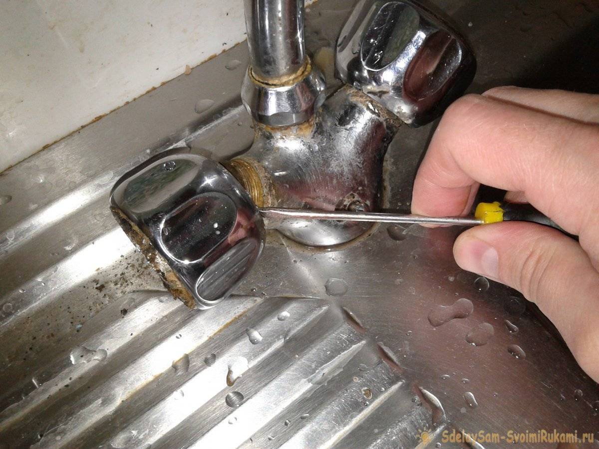 Как быстро починить кран на кухне: виды ремонтных работ- обзор +видео