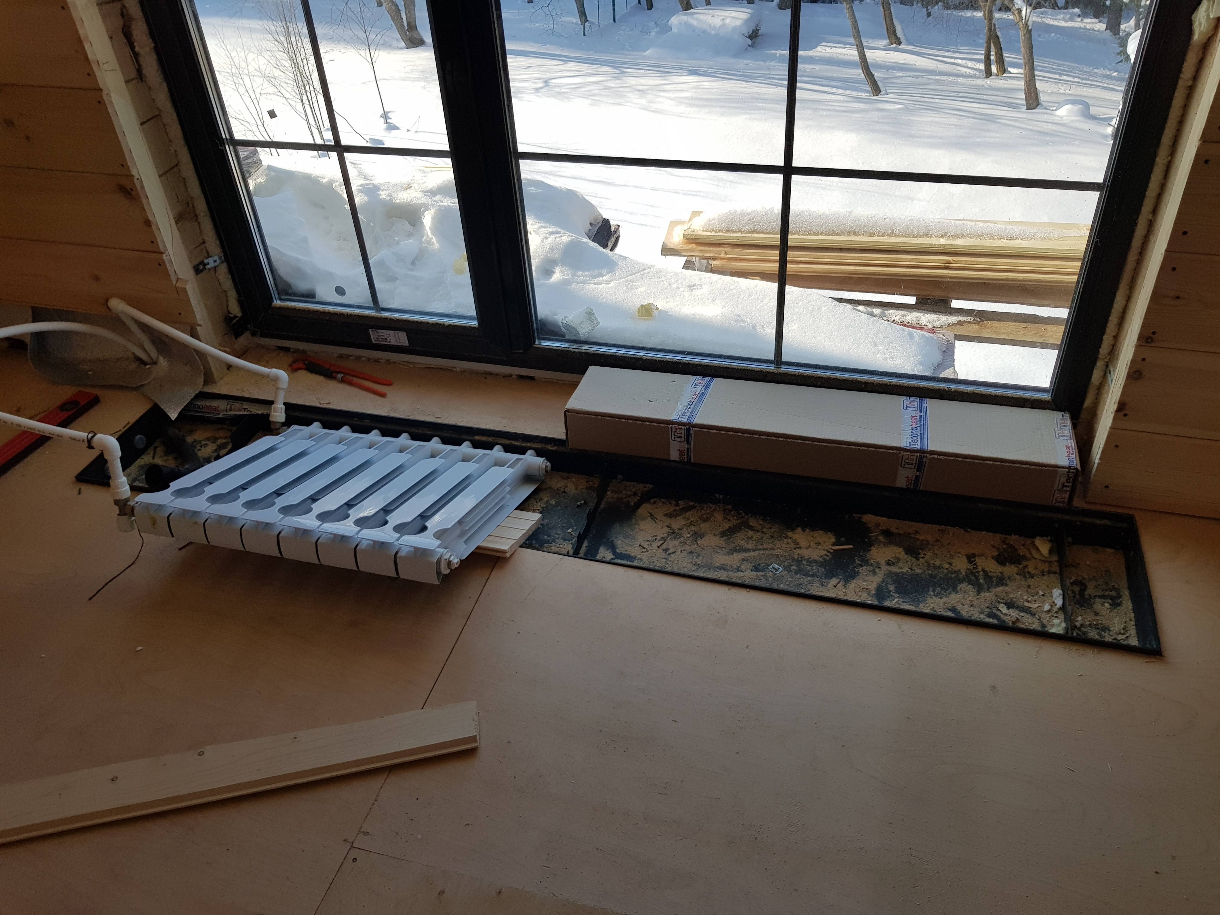 Как вешать радиаторы отопления под окном?