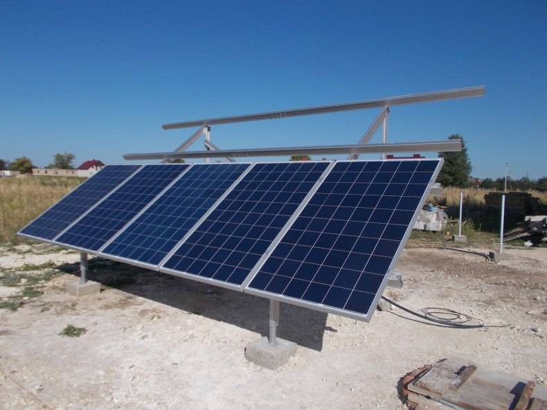 Солнечная электростанция для дачи своими руками
