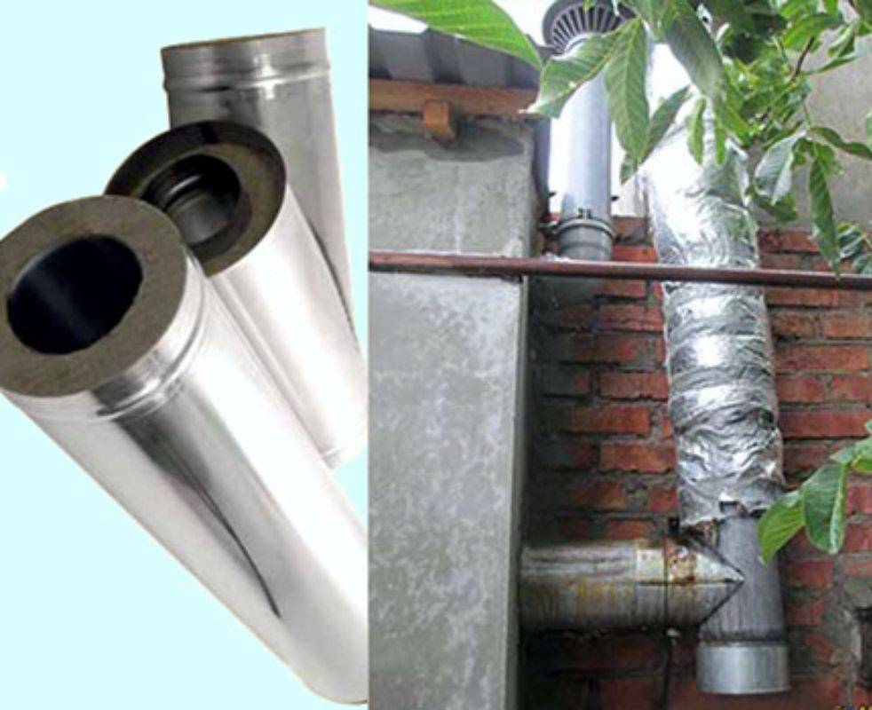 Утепление металлической трубы дымохода: материалы, ньюансы и способы