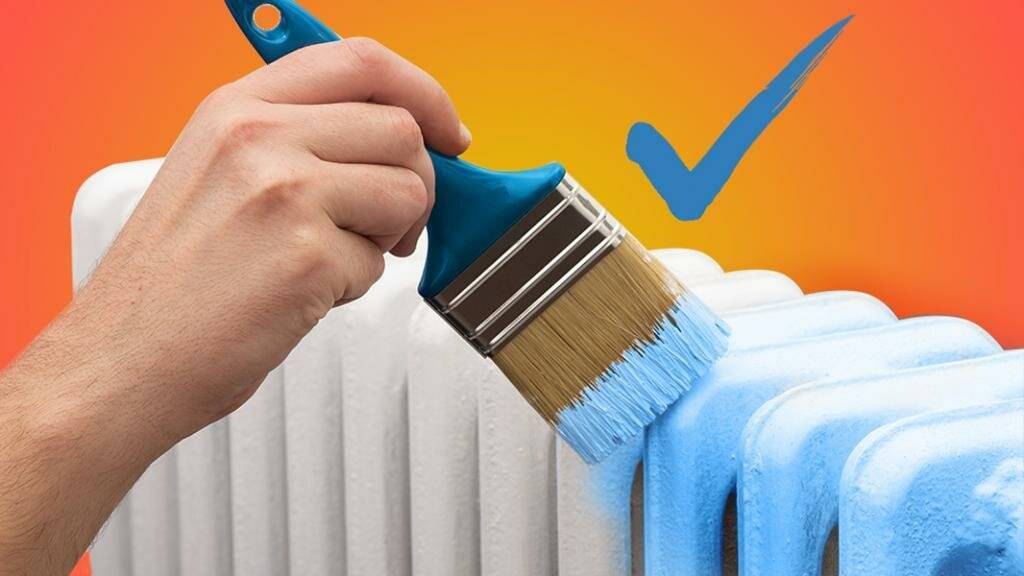 Краска для батарей отопления без запаха и как их покрасить