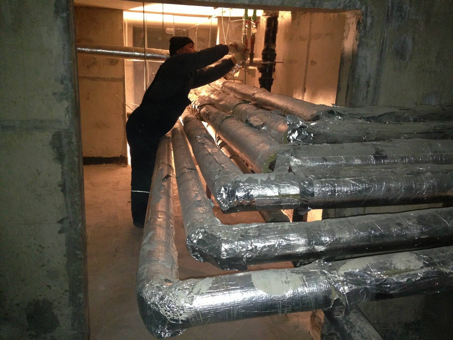 Утепление труб отопления в подвале - гид по видам трубной теплоизоляции