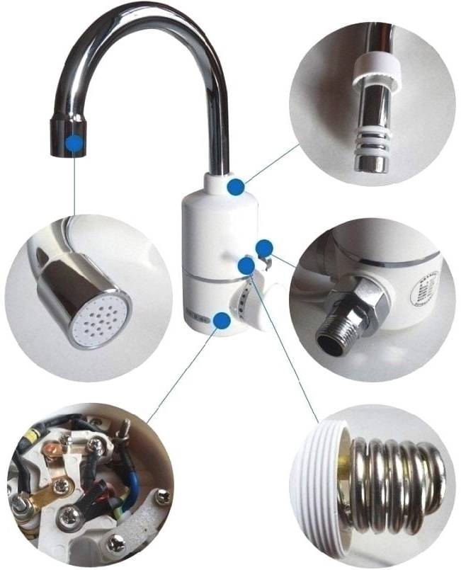 Кран-водонагреватель проточный электрический: устройство, как выбрать