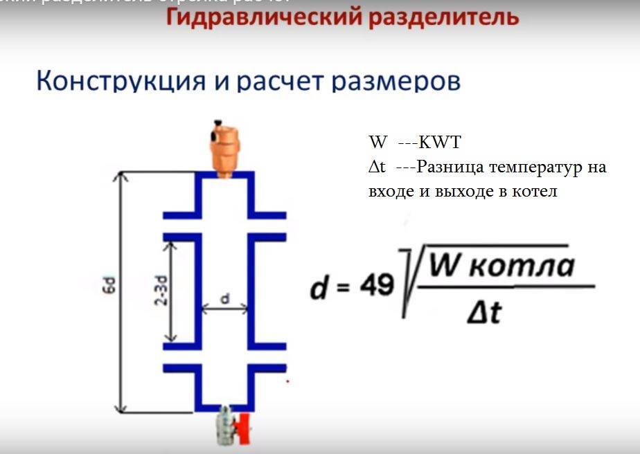 Гидрострелка: принцип работы, назначение и расчеты - aqueo.ru