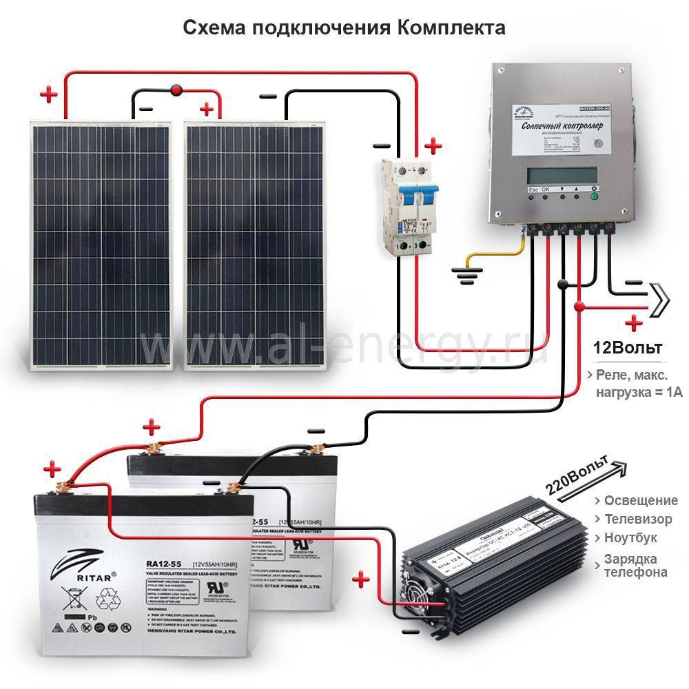 Контроллер заряда солнечной батареи