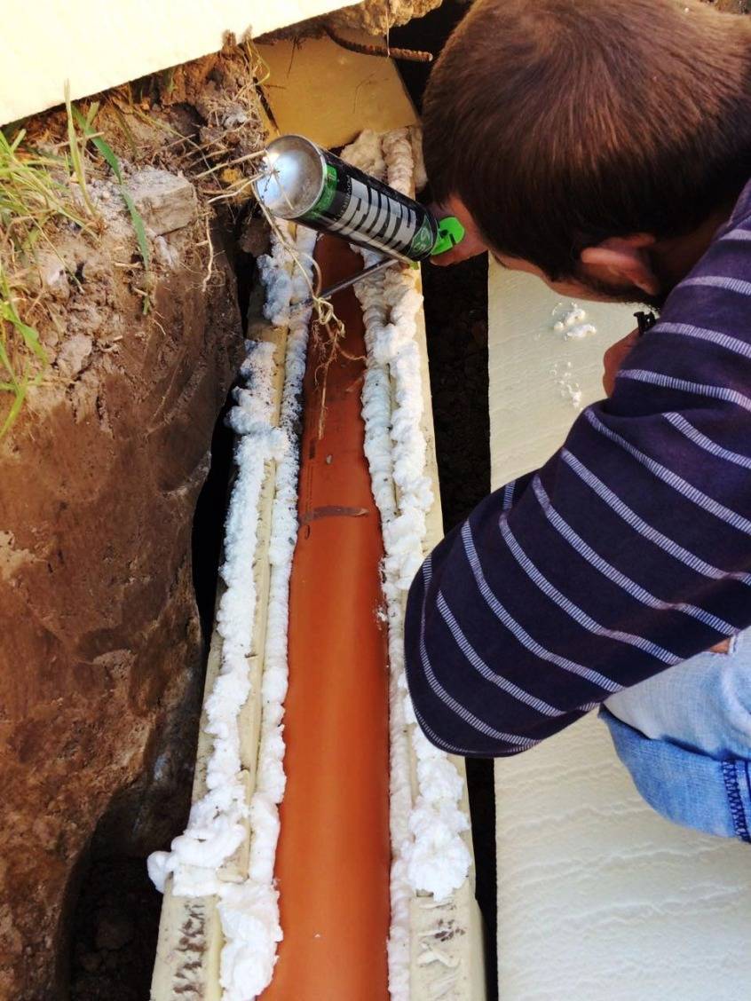 Утепление канализационных труб своими руками в частном доме