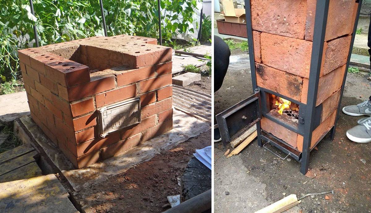 Делаем печь для сжигания мусора своими руками – 2 варианта постройки