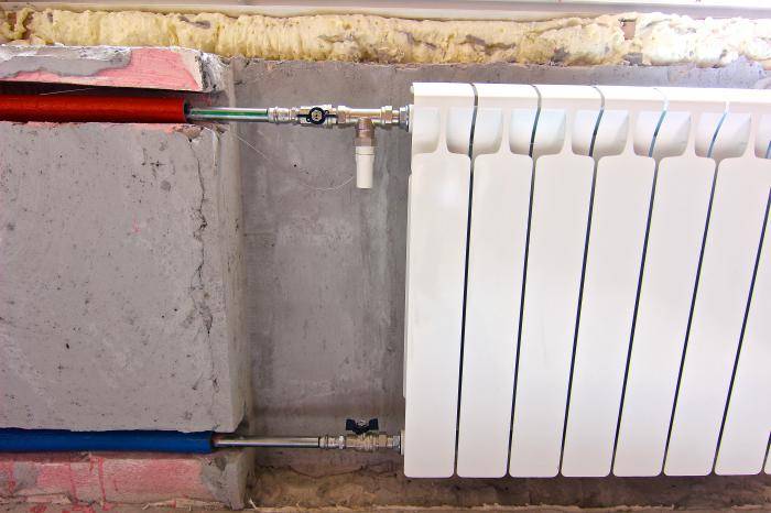 Установка биметаллических радиаторов отопления: материалы, инструменты, технология