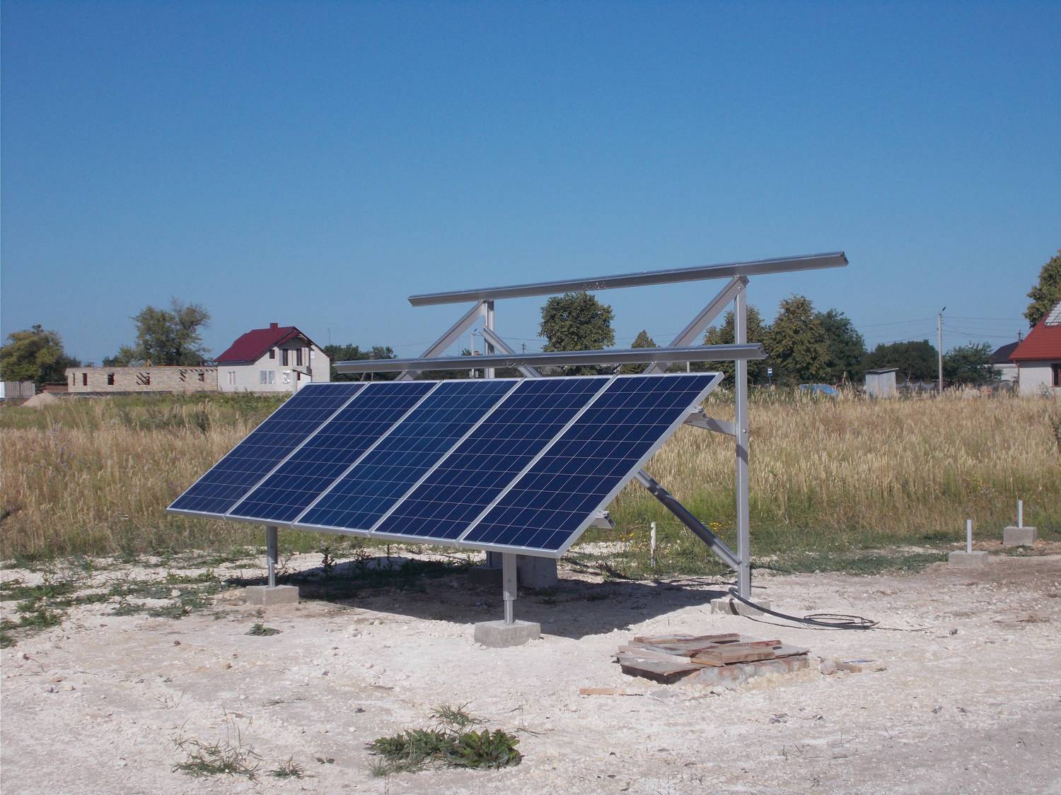Солнечная электростанция для дома на 5 квт и 10 квт