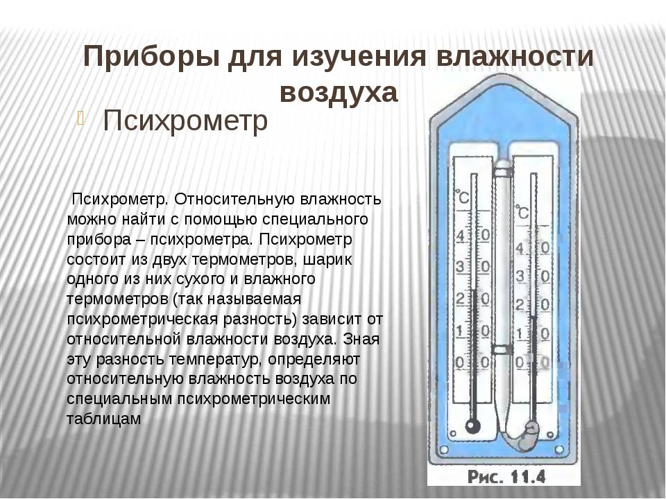 Какими приборами можно измерить температуру воздуха. Измерение влажности воздуха с помощью психрометра. Психрометр прибор для измерения влажности воздуха. Психрометр Ассмана таблица. Таблица влажности воздуха психрометра вит 1.
